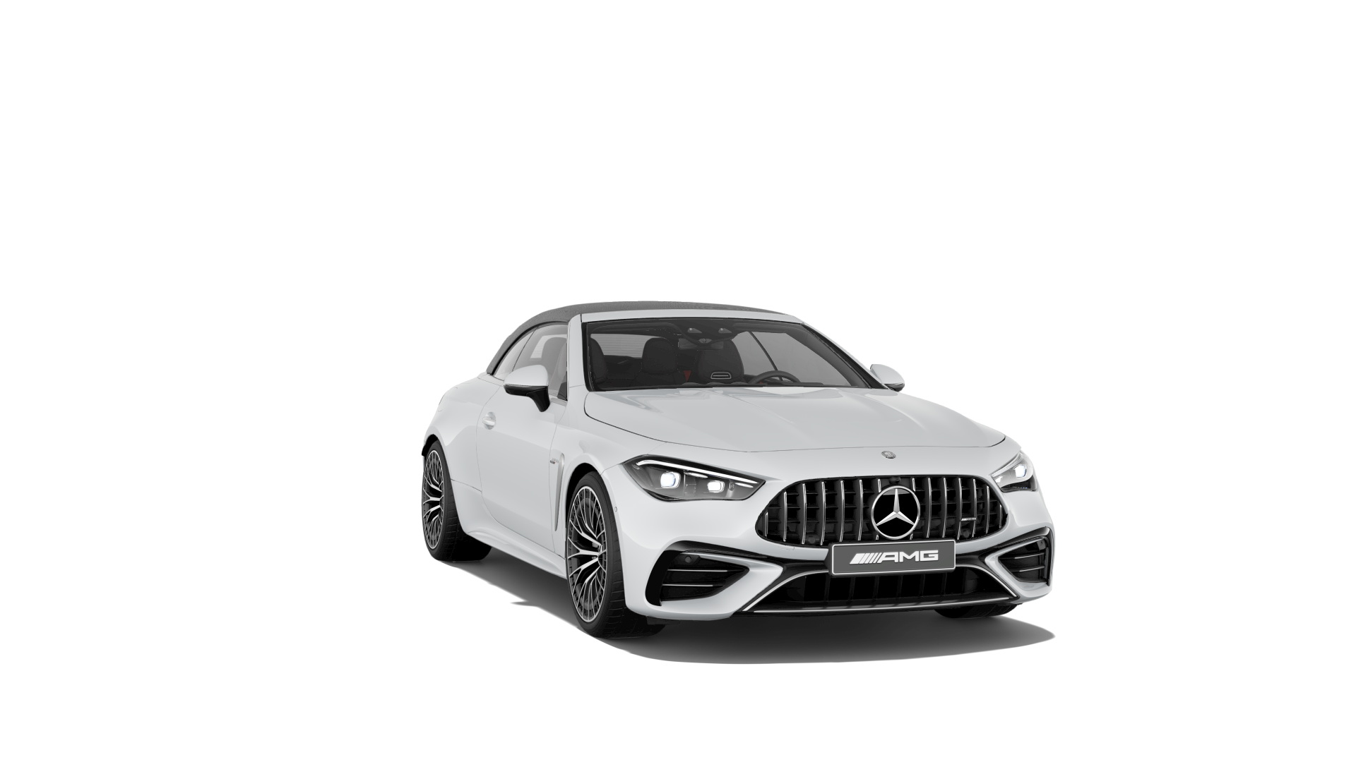 Mercedes-AMG CLE 53 4MATIC+ Convertible in MANUFAKTUR Opalite White Bright