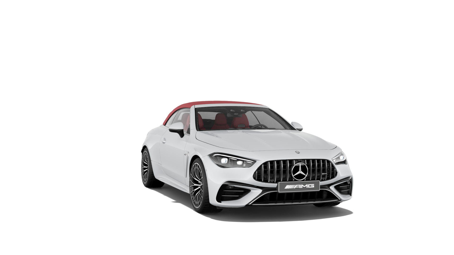 Mercedes-AMG CLE 53 4MATIC+ Convertible in MANUFAKTUR Opalite White Bright