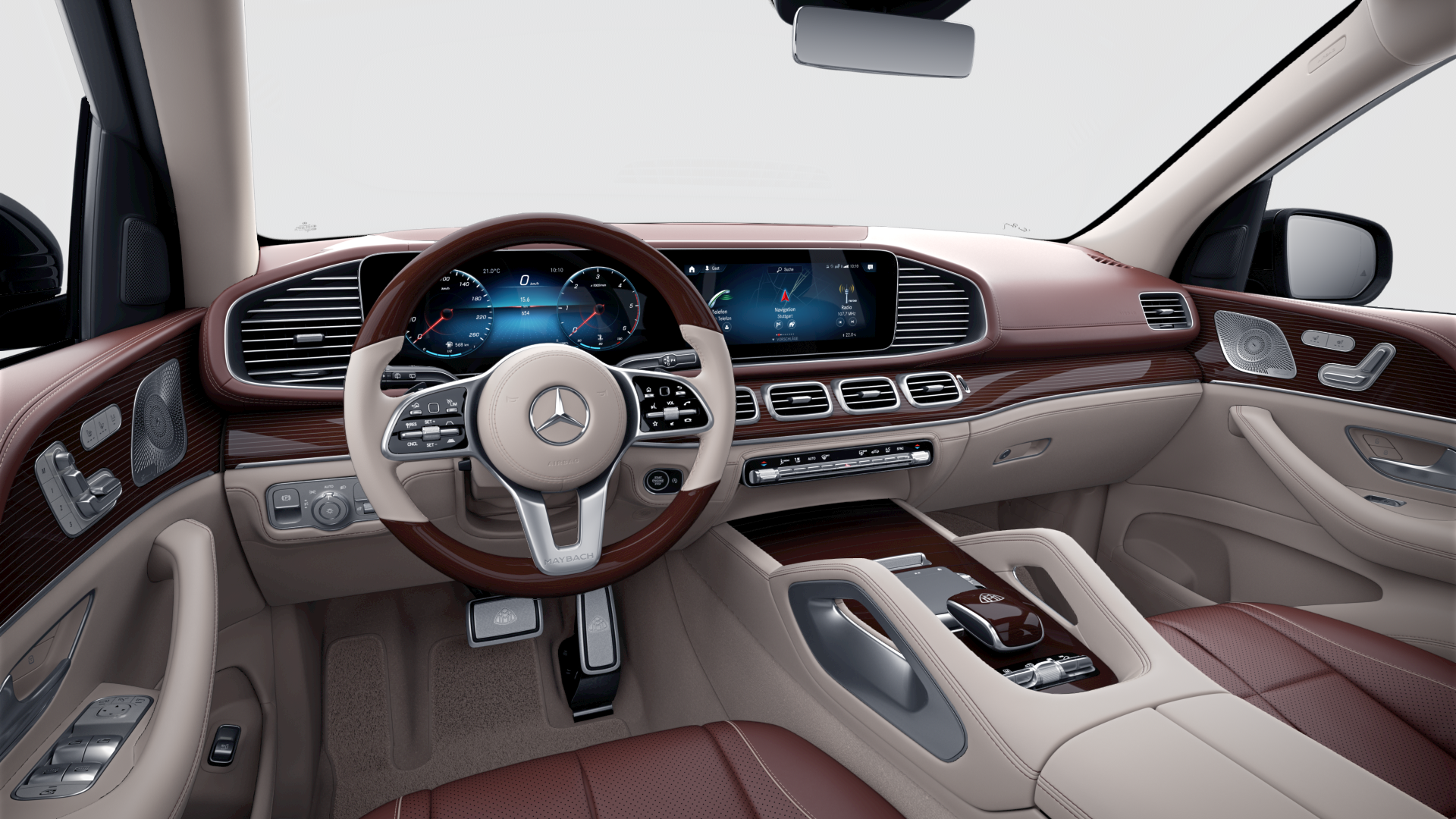 Mercedes-Maybach GLS การออกแบบภายใน