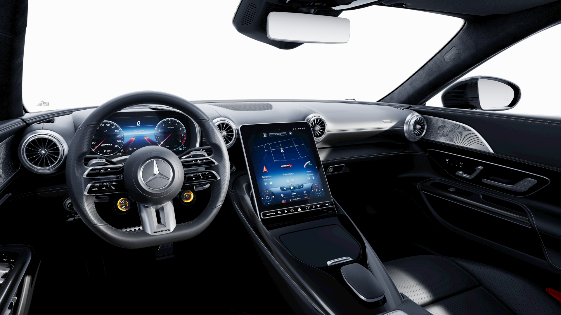 Mercedes-AMG SL Roadster การออกแบบภายใน