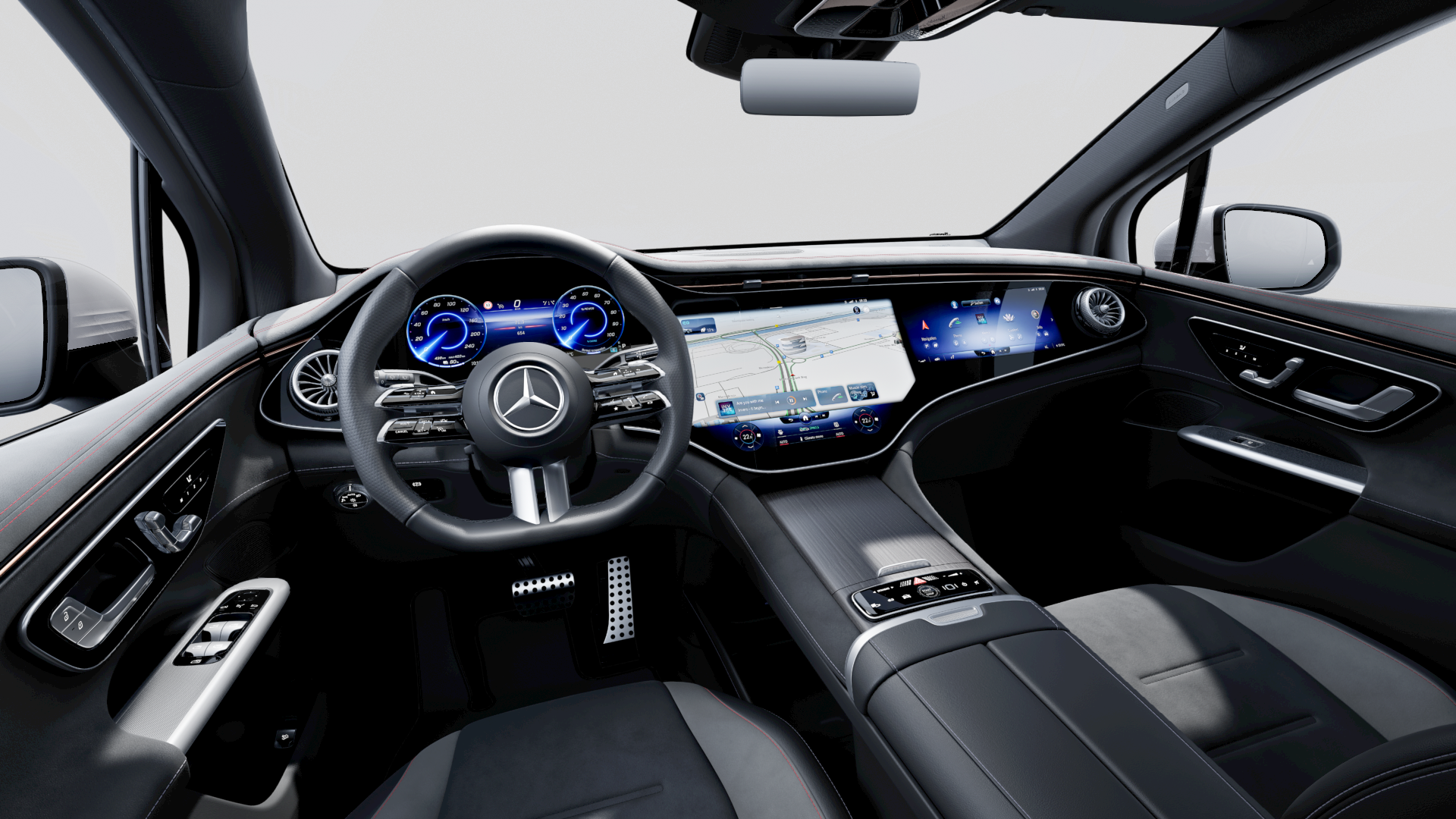 EQE SUV การออกแบบภายใน