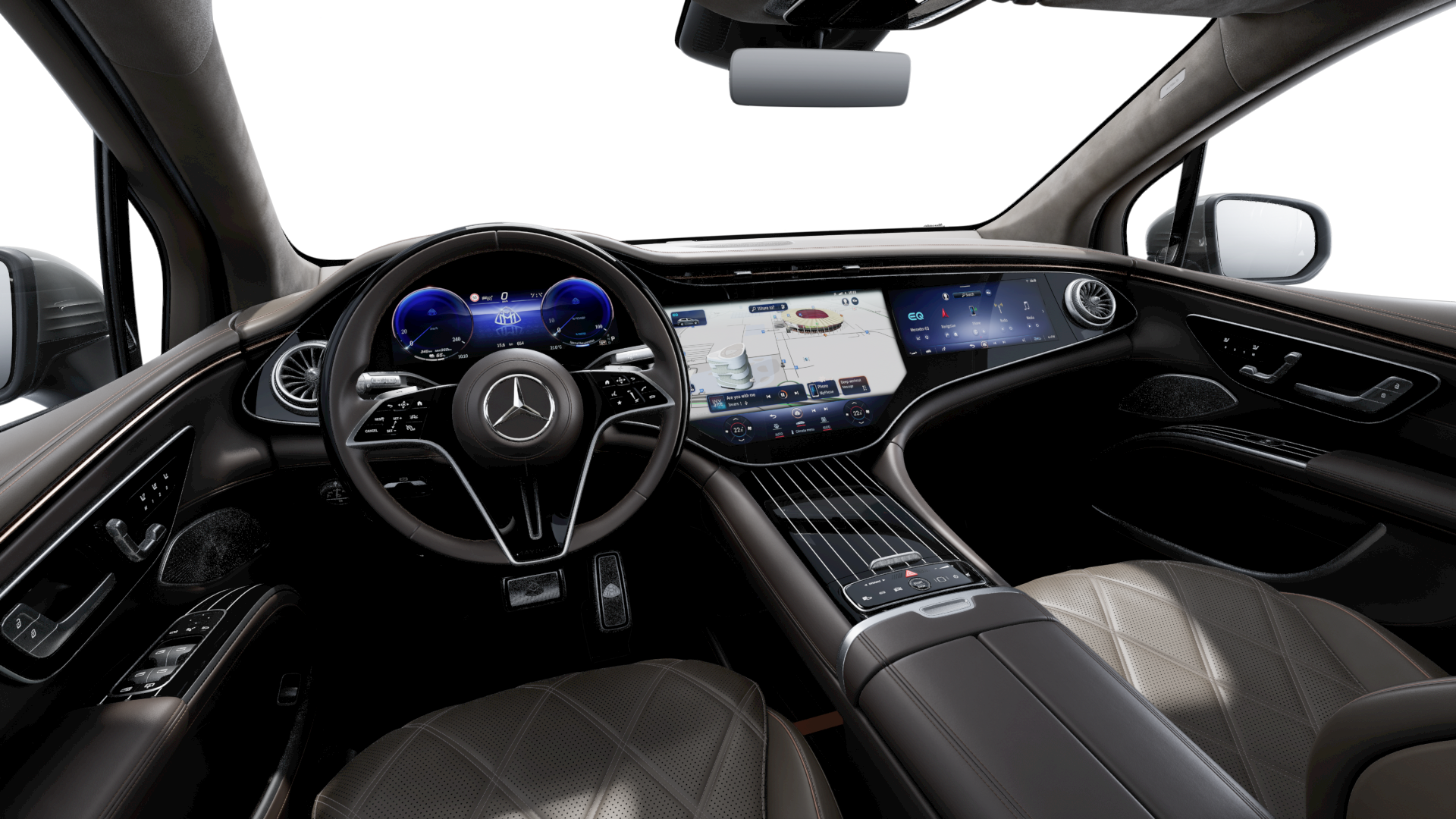 Mercedes-Maybach EQS SUV Interior