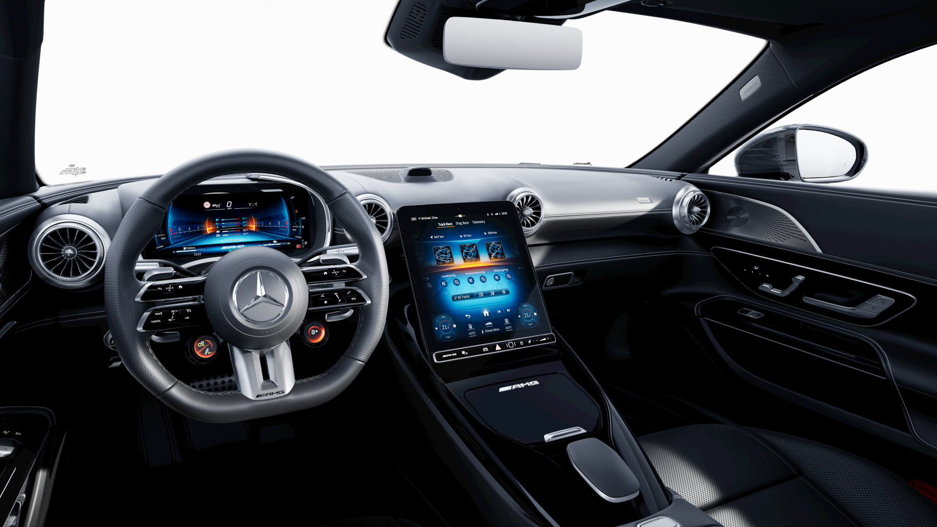 Mercedes-AMG GT kupé Interiér