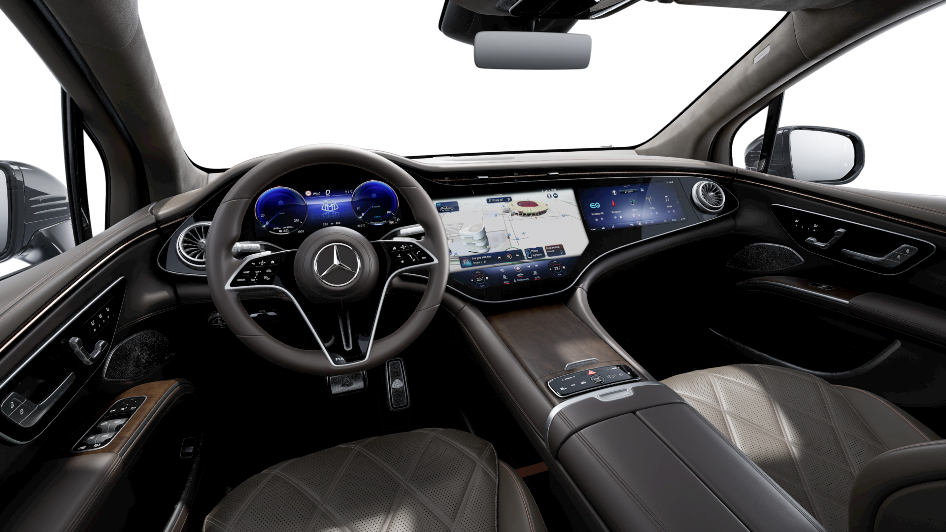 Mercedes-Maybach EQS SUV Interiér