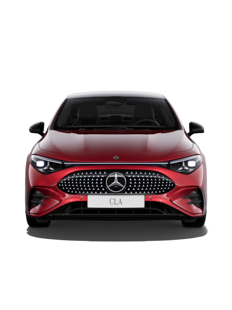 Vorder/Seitenansicht des Mercedes-Benz CLA C174
