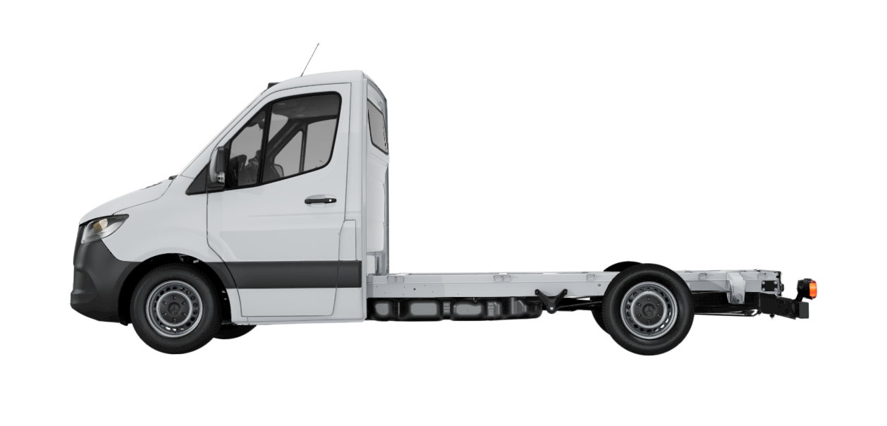 Sprinter Fahrgestell PRO 317 CDI standard mit Mittelhochpritsche von Schutz