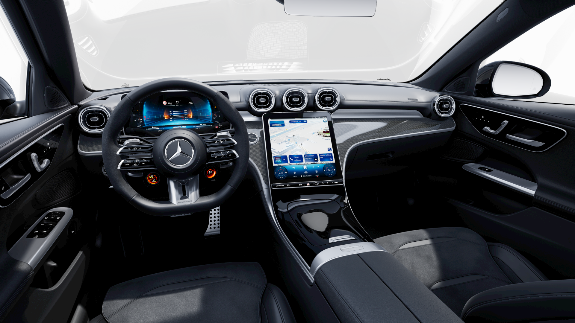 Mercedes-AMG C-osztály Limuzin Belső tér