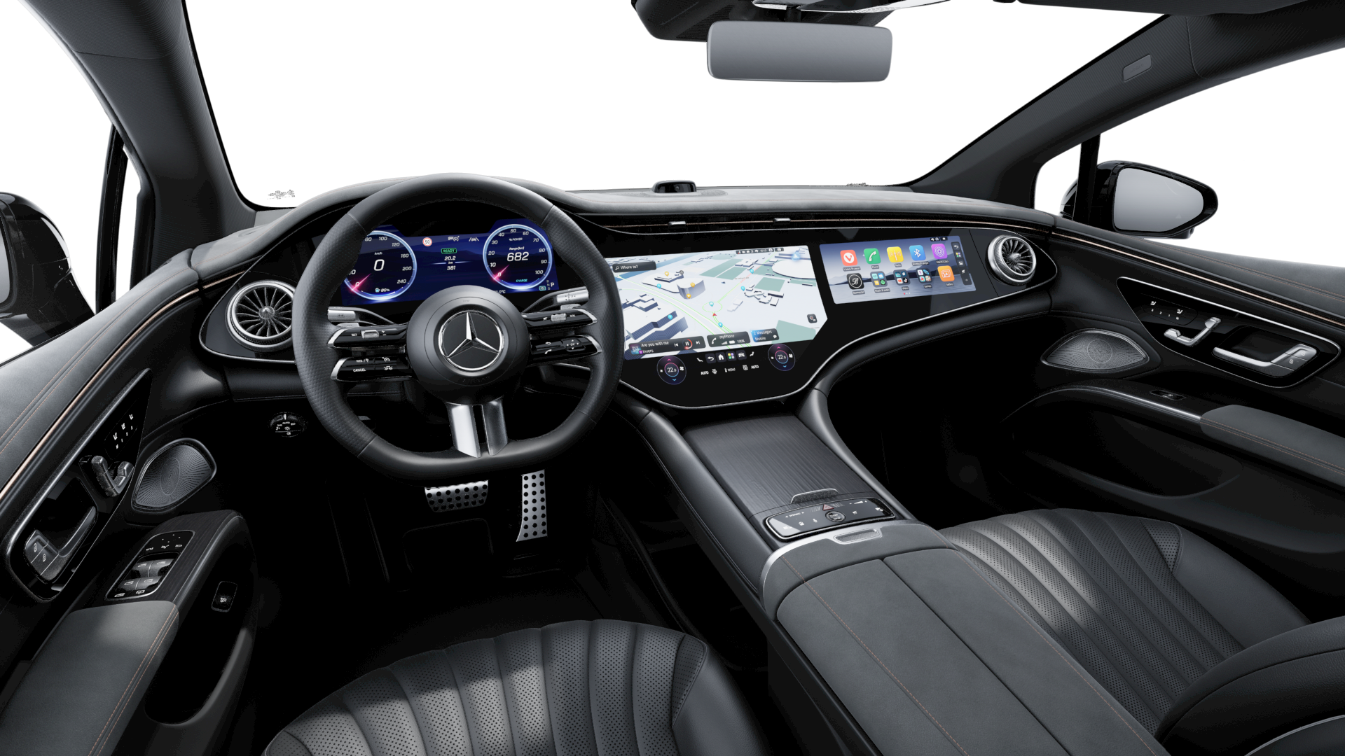 EQS Limuzin Belső tér