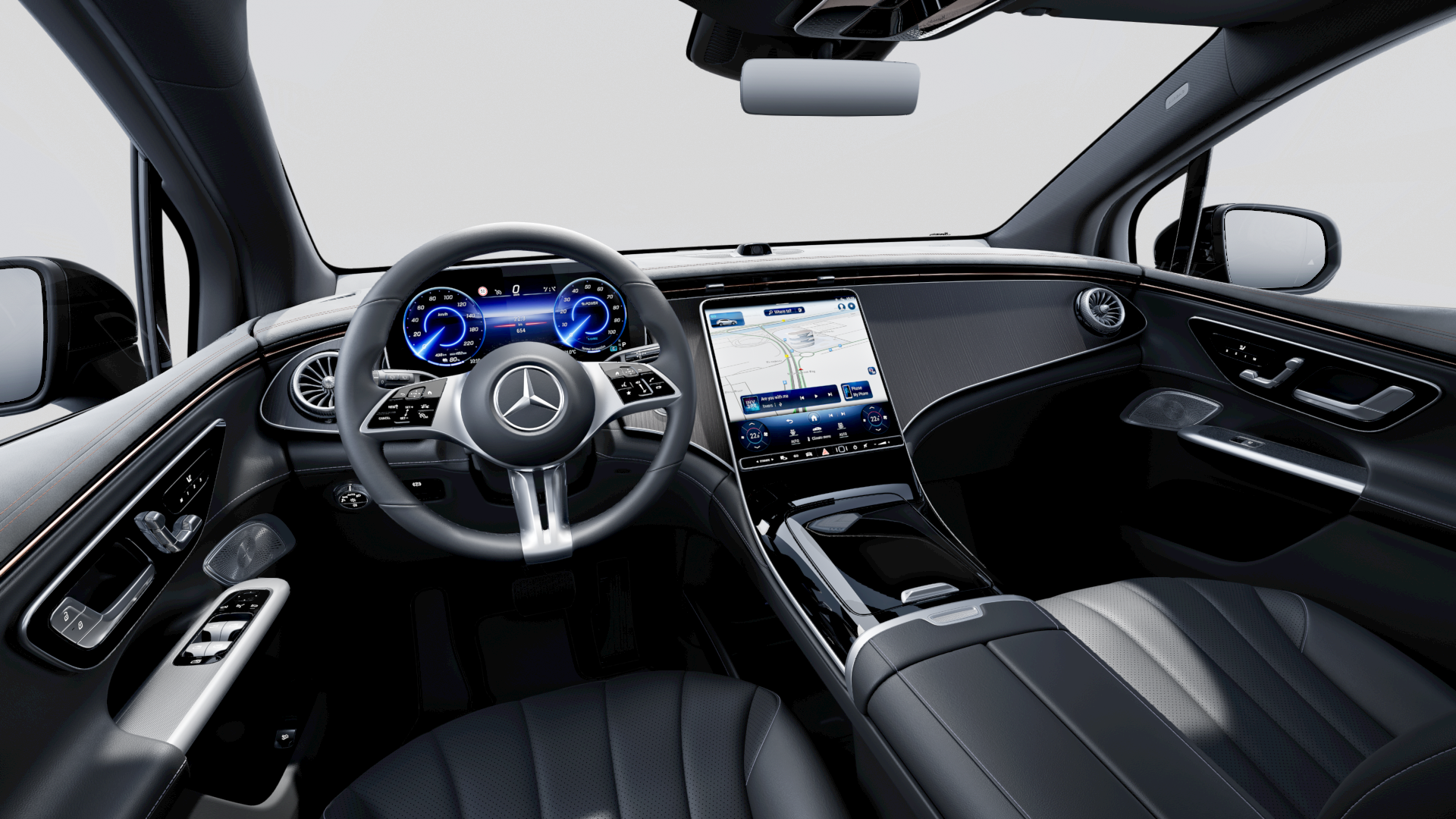 EQE SUV Interiér