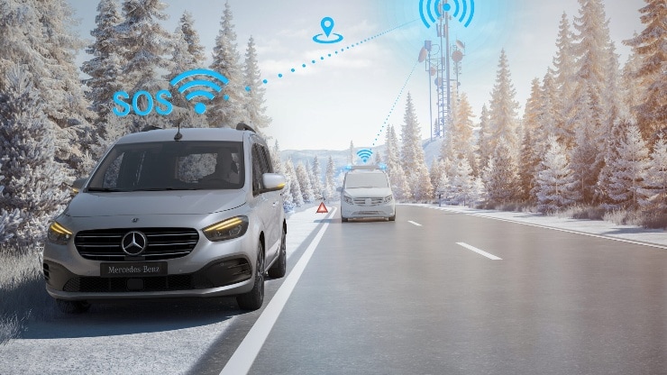 Mercedes-Benz Notrufsystem Bild 1