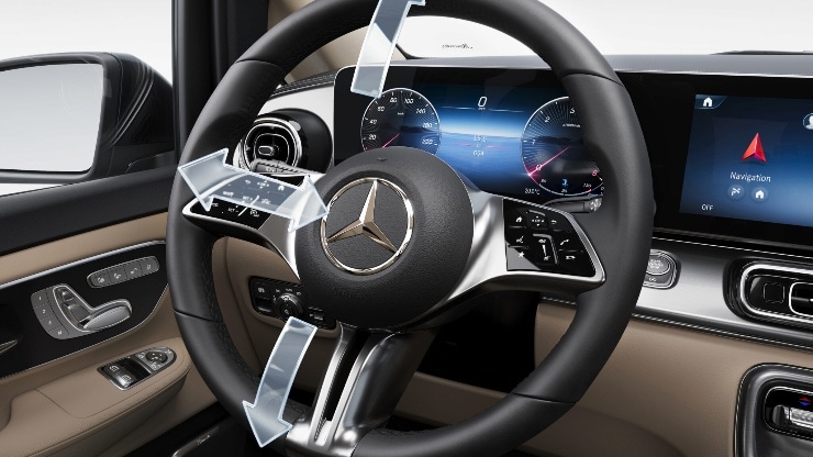 Lenkrad in Neigung und H&ouml;he verstellbar Bild 1