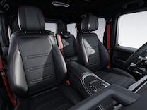 Mercedes-AMG G-Class MANUFAKTUR seat belts in red