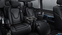 EQV Luxury seat, 1st row on right