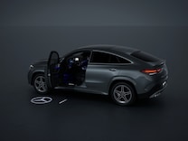 Mercedes-AMG GLE Coupé Oświetlenie przestrzenne z animowaną projekcją wzoru AMG z przodu