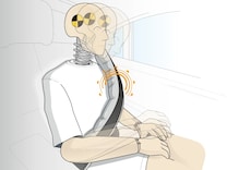 EQS sedan Airbagy v zadních bezpečnostních pásech