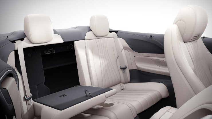 Sitzlehnen im Fond klappbar 2