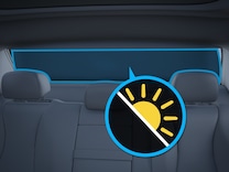 C-Klasse Limousine Sonnenrollo elektrisch für Heckscheibe