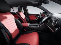 Mercedes-AMG GLC Coupé Entfall farbige Sicherheitsgurte