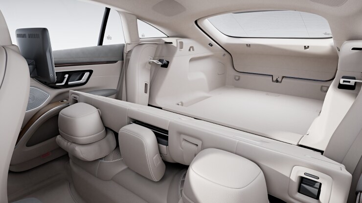 Sitzlehnen im Fond klappbar 3