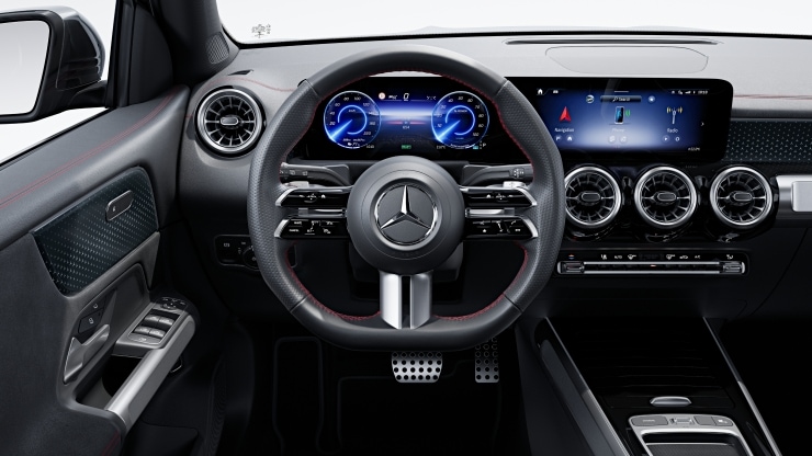 Multifunktions-Sportlenkrad in Leder Nappa 1