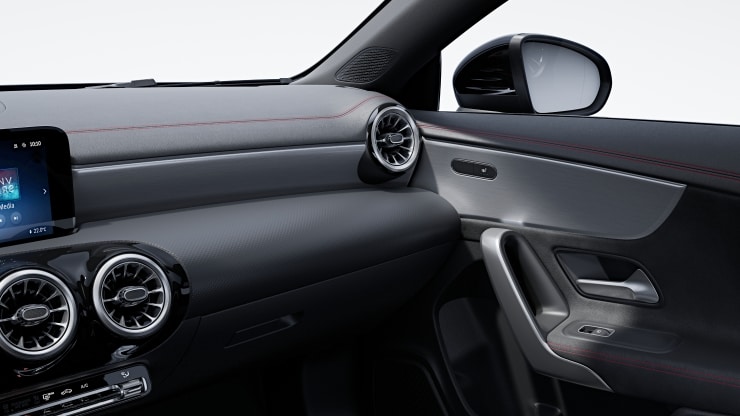 Zierelemente Aluminium mit L&auml;ngsschliff hell 2