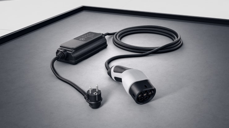 Ladekabel bis 1,8 kW für Haushaltssteckdose, 5m, glatt Bild 1