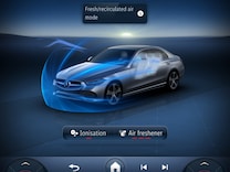 C-Klasse Limousine Zentraldisplay