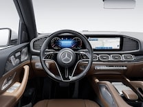 GLE Volant multifonctions en bois/cuir