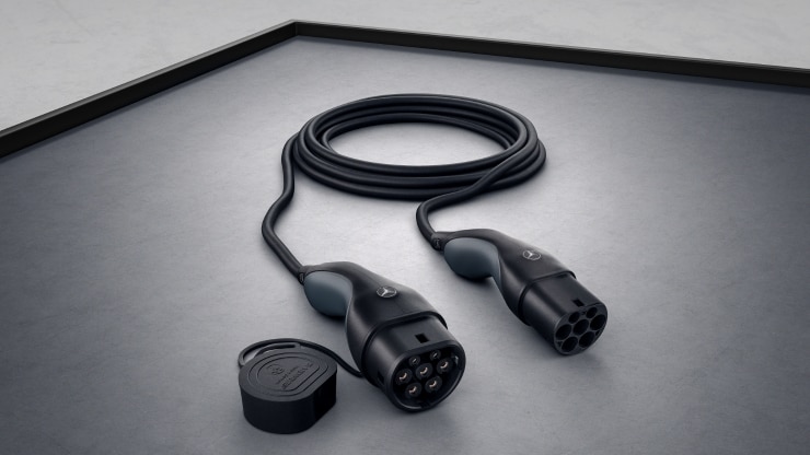 C&acirc;ble de charge pour bo&icirc;tier mural et bornes de recharge publiques&comma; 8 m&comma; type 3 &lpar;jusqu'&agrave; 22 kW - 32A Image 1