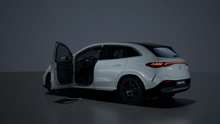 Umfeldbeleuchtung mit animierter Projektion des AMG Pattern, 2-fach 1