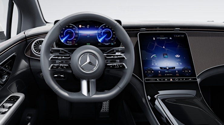 Multifunktions-Sportlenkrad in Leder Nappa Bild 1