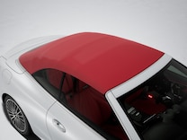 CLE Cabriolet Capote en tissu rouge
