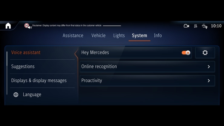 Erweiterte Funktionen MBUX Bild 1