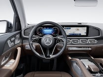 Mercedes-Maybach GLS Multifunktions-Lenkrad in Holz-Leder-Ausführung