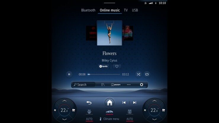 Digitales Extra&colon; Vorr&uuml;stung f&uuml;r MBUX Entertainment 2