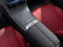 CLE Coupé Console centrale à motif en losanges gris argent