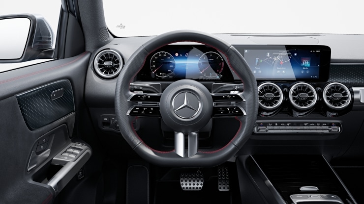 Multifunktions-Sportlenkrad in Leder Nappa 1