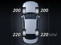 CLA Coupé Tyre pressure monitoring system
