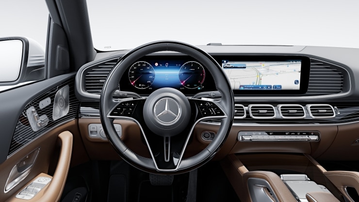 Multifunktions-Lenkrad in Holz-Leder-Ausf&uuml;hrung Bild 1