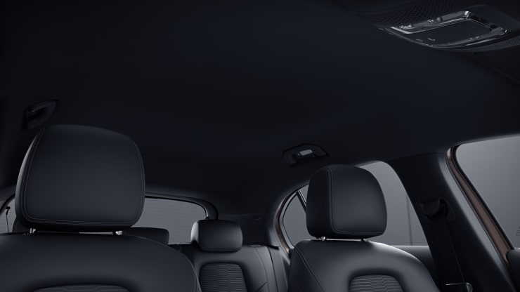 Innenhimmel Stoff schwarz 1