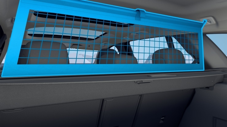 Trennnetz zur Gep&auml;ckraumabtrennung und Insassenschutz 3