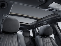 Mercedes-Maybach GLS MANUFAKTUR roof liner in black nappa leather
