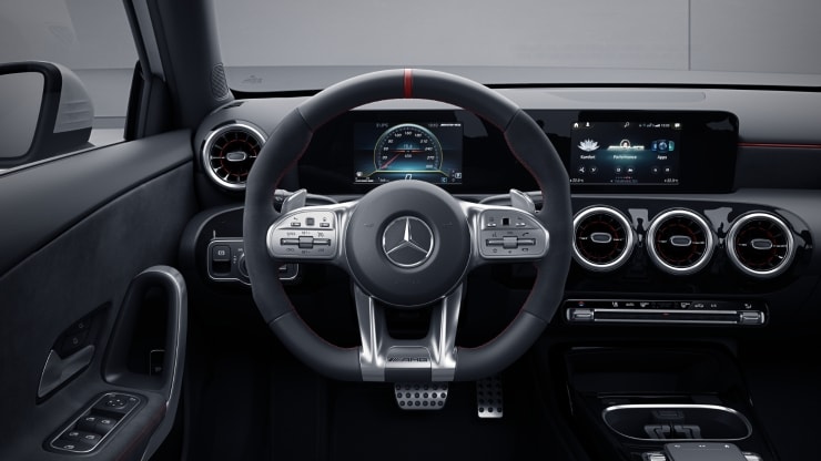 AMG Performance Lenkrad in Leder Nappa &sol; Mikrofaser MICROCUT Bild 1