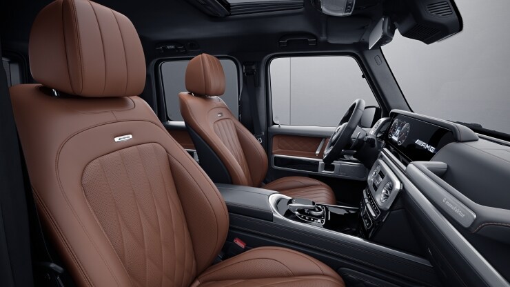 G manufaktur Haltegriffe in Leder 2