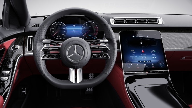 Multifunktions-Sportlenkrad in Leder Nappa Bild 1