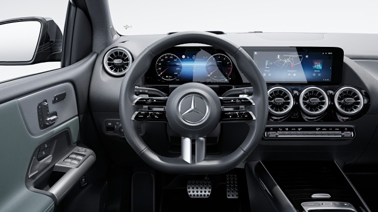 Multifunktions-Sportlenkrad in Leder Nappa Bild 1