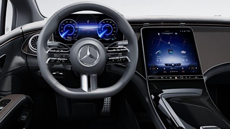 Multifunktions-Sportlenkrad in Leder Nappa Bild 1