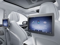 EQS SUV MBUX high end rear seat entertainment system