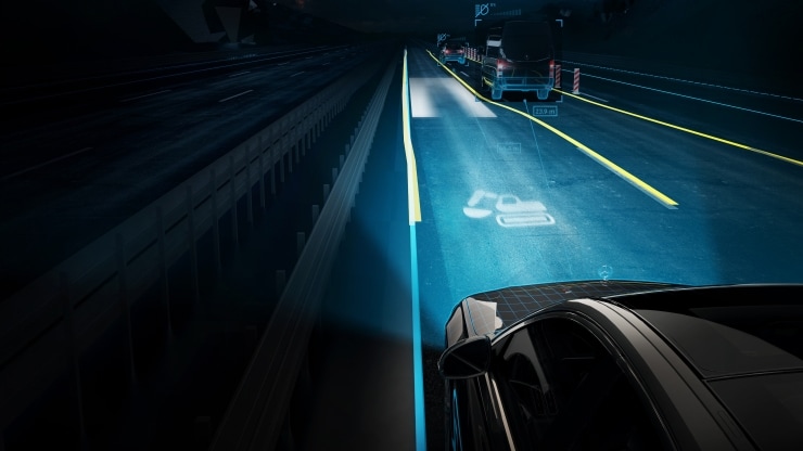 Fonctions de projection pour DIGITAL LIGHT avec services connect&eacute;s 6