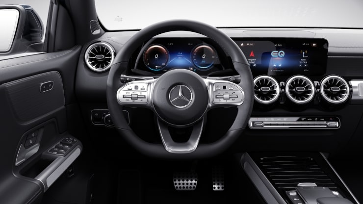 Multifunktions-Sportlenkrad in Leder Nappa / Mikrofaser DINAMICA Bild 1